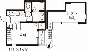 ハーモニーテラス木之免町Ⅱの間取り