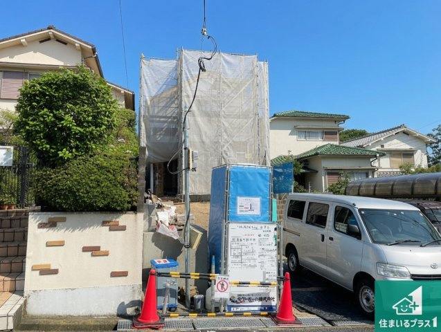 神戸市北区若葉台　新築一戸建ての外観|現在の進捗状況です！順調に作業進行中、完成が待ち遠しいです！詳細の間取り等、お気軽にお問い合わせください！
