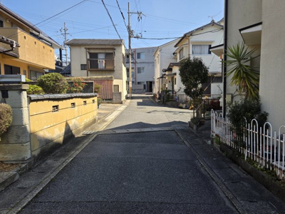 【前面道路含む現地写真】 | 山科区東野中井ノ上町　売地