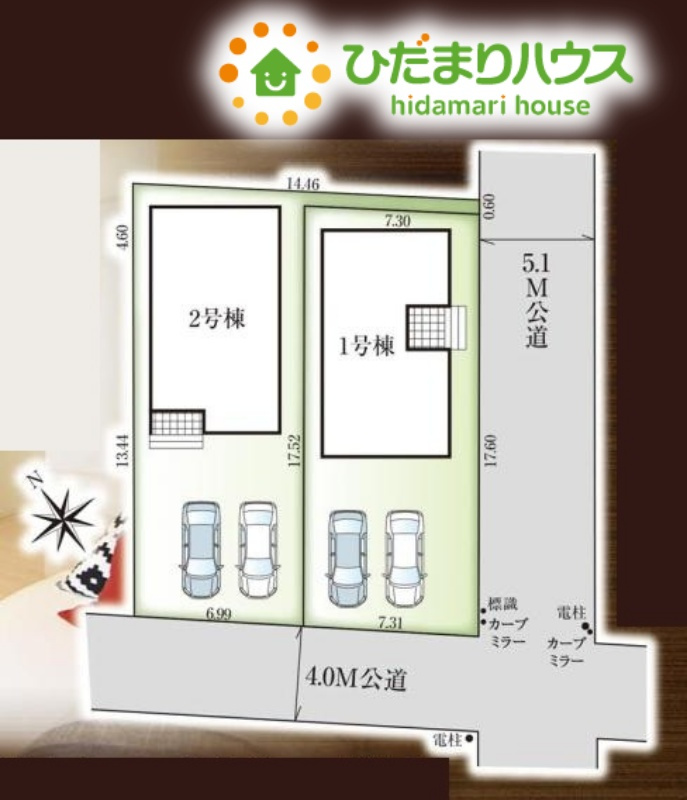 鴻巣市吹上本町　3期　新築一戸建て　グラファーレ　02　の区画図