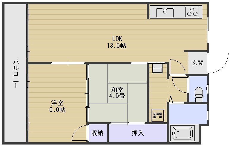 Tierra芳泉Ⅰの間取り