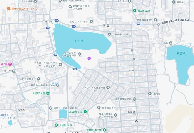 ●29(土)30(日)現地説明会！　橿原市菖蒲町　全2邸の地図