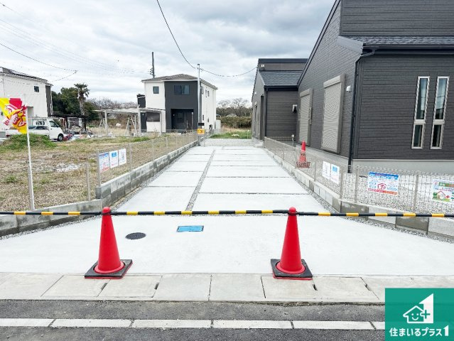 北葛城郡広陵町萱野　第3期　新築一戸建ての駐車場|2台分の駐車スペース有り！急な来客でも安心です！