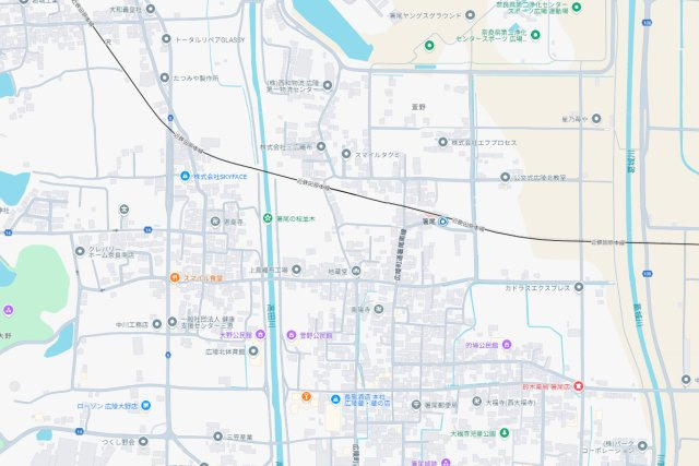 ●29(土)30(日)現地案内可能！　北葛城郡広陵町萱野の地図