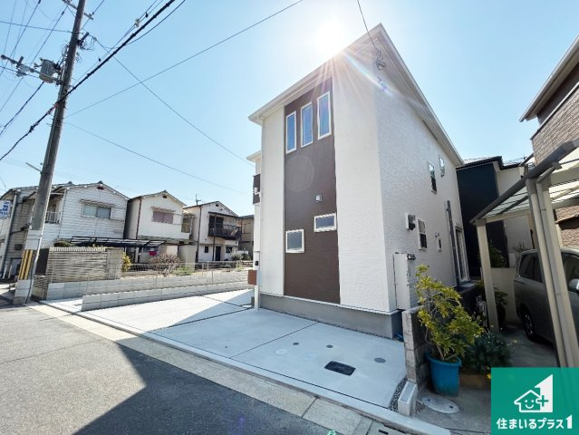堺市東区南野田　全4邸の外観|お客様に長く安心して住んでいだだける事にこだわった家づくり！住んでからのアフターサービスにもしっかりと取り組んでいます！