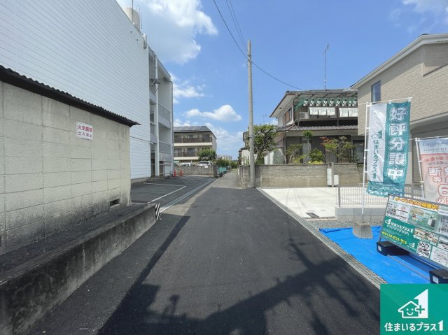 ★5(土)6(日)現地見学可能！★宇治市伊勢田町毛語　ラスト1邸の前面道路含む現地写真|車通りの少ない前面道路！お子様がいらっしゃるご家族でも安心！