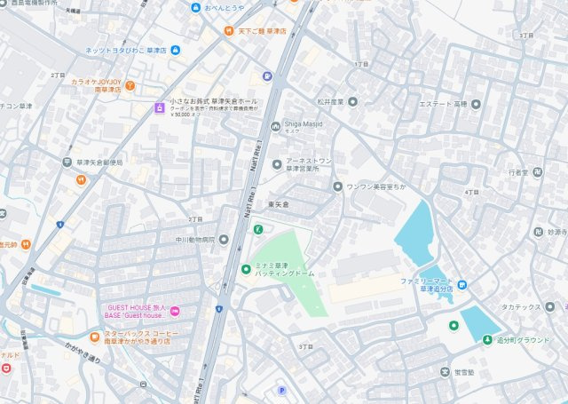 ★5(土)6(日)現地見学可能！★草津市東矢倉　限定1邸の地図