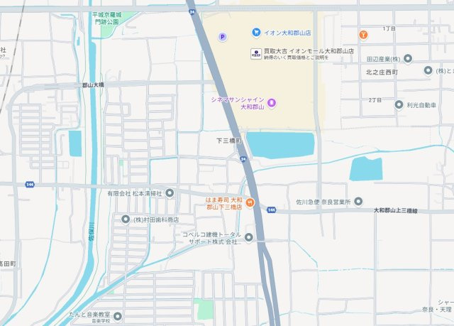 ●大和郡山市下三橋町　第4期　新築一戸建ての地図