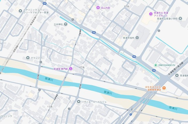 ★29(土)30(日)現地見学可能！★草津市草津　限定1邸の地図
