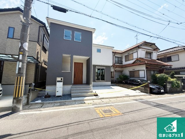 ★5(土)6(日)現地見学可能！★八幡市川口東扇　限定1邸の外観|お客様に長く安心して住んでいだだける事にこだわった家づくり！住んでからのアフターサービスにもしっかりと取り組んでいます！