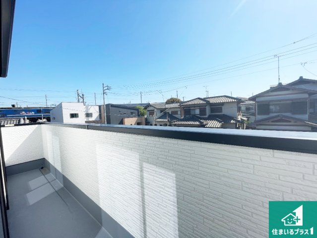★1(土)2(日)現地見学可能！★栗東市下鈎　限定1邸のバルコニー|日当たりのよいバルコニー！お部屋が開放的に！