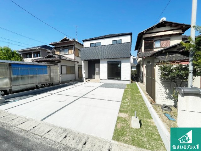 ★19(土)～23(祝)現地見学可能！★栗東市下鈎　限定1邸の外観|安心の10年保証！外観を美しく保ち、雨水で汚れを落とします！気になることがありましたら、お気軽にお問い合わせください！