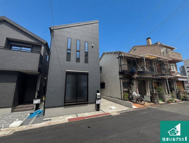 門真市島頭　新築一戸建ての外観|安心の10年保証！外観を美しく保ち、雨水で汚れを落とします！気になることがありましたら、お気軽にお問い合わせください！