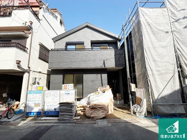 9日(土)10日(日)現地見学可能！　門真市島頭　新築一戸建ての駐車場|駐車スペース！散水栓があるので、こまめに愛車を洗えます！