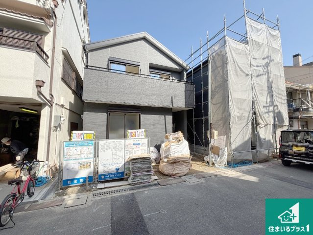 9日(土)10日(日)現地見学可能！　門真市島頭　新築一戸建ての外観|安心の10年保証！外観を美しく保ち、雨水で汚れを落とします！気になることがありましたら、お気軽にお問い合わせください！