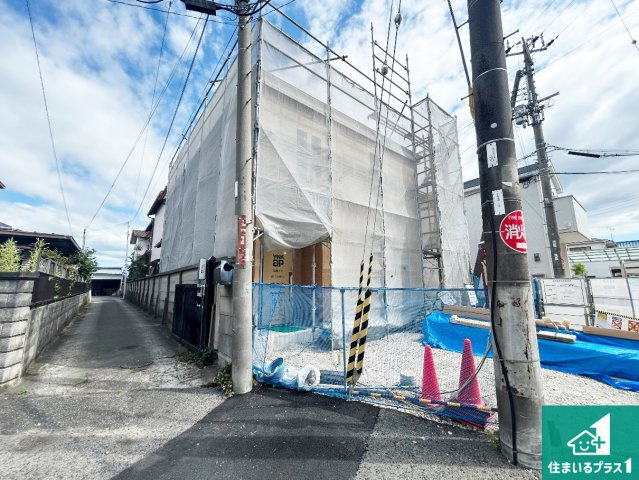 岸和田市加守町　第2期　新築一戸建ての外観|現在の進捗状況です！順調に作業進行中、完成が待ち遠しいです！詳細の間取り等、お気軽にお問い合わせください！