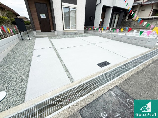 1(土)2(日)現地説明会！◆大阪狭山市大野台　全2邸の駐車場|駐車スペース！散水栓があるので、こまめに愛車を洗えます！