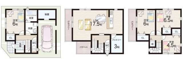1(土)2(日)現地説明会！◆八尾市永畑町　限定1邸の間取り
