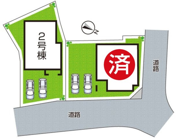 1(土)2(日)現地見学可能！◆岸和田市春木泉町　ラスト1邸の区画図|全2区画