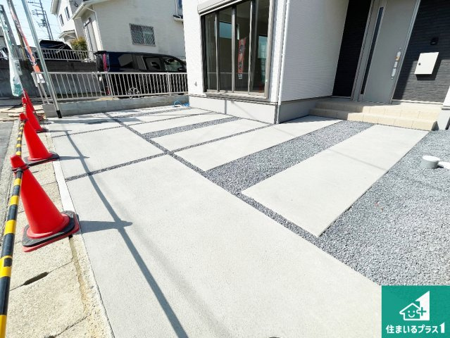 ★1(土)2(日)現地見学可能！★大津市大江　限定1邸の駐車場|駐車スペース！散水栓があるので、こまめに愛車を洗えます！