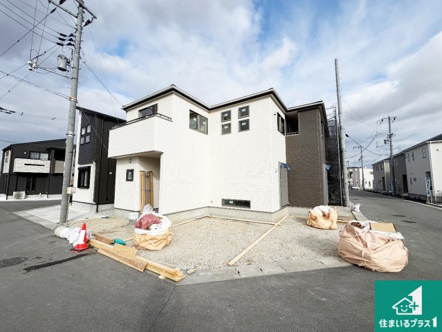 ●磯城郡川西町結崎　第20期　新築一戸建ての外観|現在はこんな感じです。完成までが待ち遠しいですね。