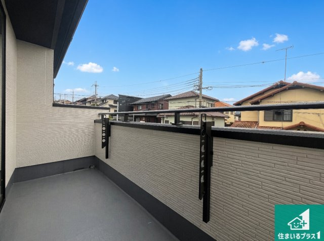 神戸市北区惣山町　第2期　新築一戸建てのバルコニー|日当たりのよいバルコニー！お部屋が開放的に！