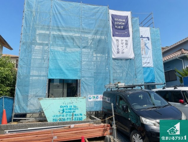 神戸市北区惣山町　第2期　新築一戸建ての外観|現在の進捗状況です！順調に作業進行中、完成が待ち遠しいです！詳細の間取り等、お気軽にお問い合わせください！