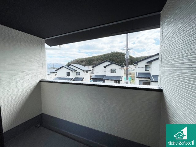 ★現地見学可能！★京都市北区上賀茂本山　第1期　新築一戸建てのバルコニー|急な雨でも安心のインナーバルコニー！
