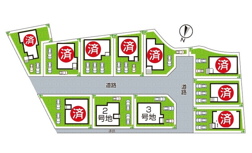 ★現地見学可能！★京都市北区上賀茂本山　第1期　新築一戸建ての区画図|全11区画