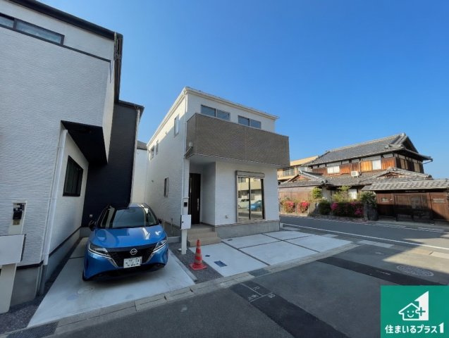 ★1(土)2(日)現地見学可能！★草津市上笠　全3邸の外観|安心の10年保証！外観を美しく保ち、雨水で汚れを落とします！気になることがありましたら、お気軽にお問い合わせください！