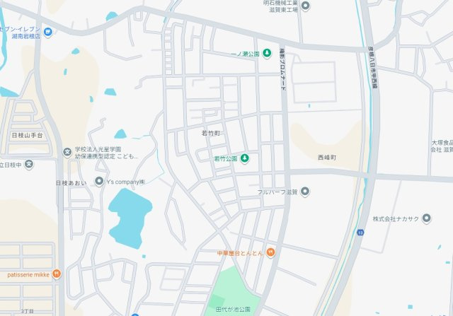 ★29(土)30(日)現地見学可能！★湖南市若竹町　限定1邸の地図
