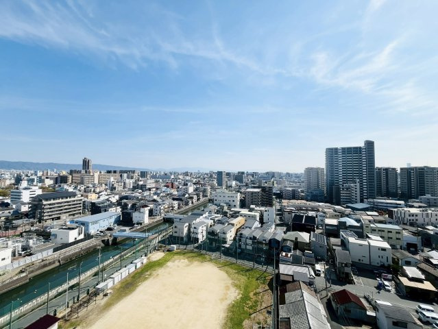ファミールハイツ城東A棟の展望