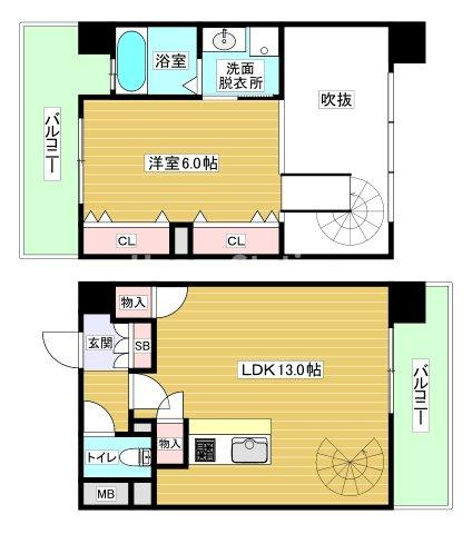 【間取り】 | ヴィーナスコート福島