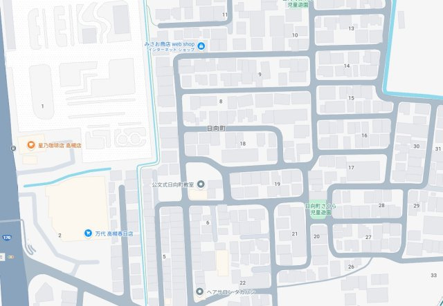 9日(土)10日(日)現地見学可能！　高槻市日向町　限定1邸の地図