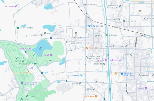1(土)2(日)現地説明会　北葛城郡広陵町大野の地図