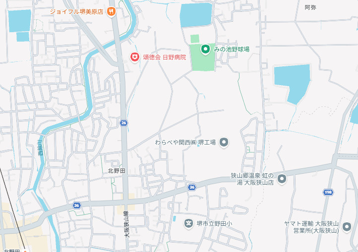 29(土)30(日)現地説明会！◆堺市東区北野田　限定1邸の地図