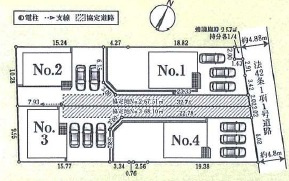 富士見市大字東大久保の新築一戸建の区画図