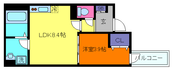 D Porta aloggioの間取り