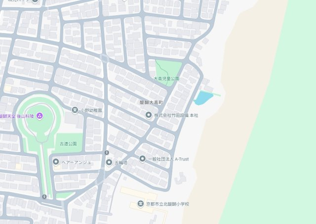 ★29(土)30(日)現地見学可能！★京都市伏見区醍醐大高町　ラスト1邸の地図