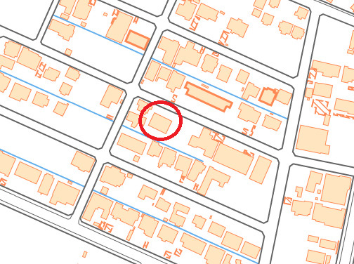 八代市　RC一棟マンションの地図