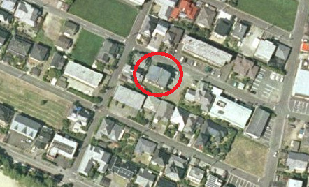 八代市　RC一棟マンションの地図