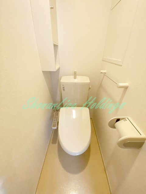 藤沢市湘南台６丁目のアパートのトイレ|清潔感のあるトイレです