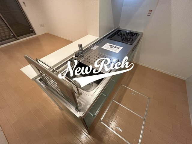 前橋市上新田町のアパートのキッチン