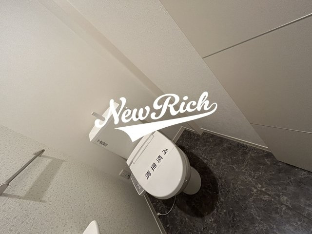 前橋市上新田町のアパートのトイレ