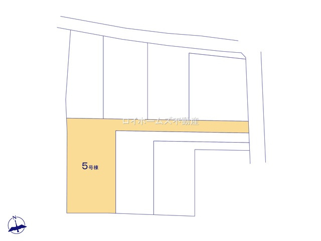 【区画図】 | 愛西市佐屋町宅地207-1『仲介料無料』新築戸建て | 5号棟