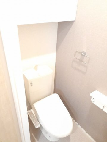アコリエンテⅡのトイレ|ゆったりとした空間のトイレです