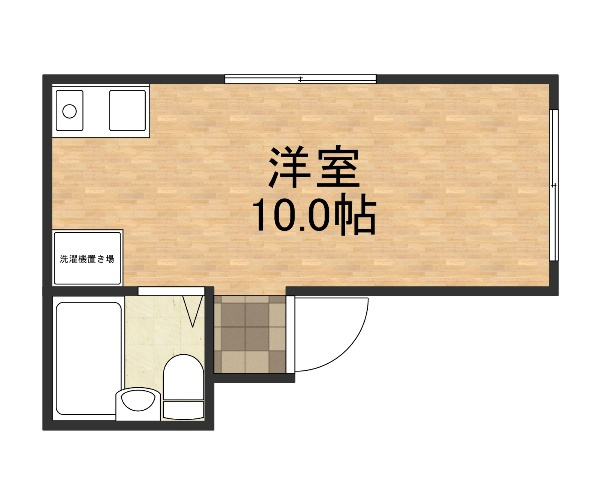 フォセット宝塚の間取り