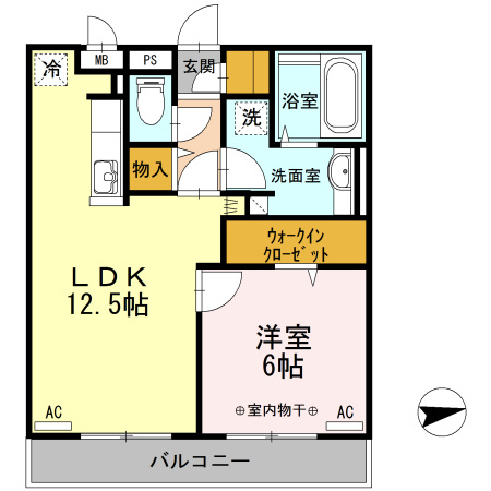 ＭＤＰマンション矢巾　Ｂの間取り