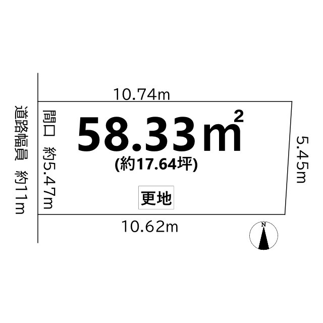 紫野門前町 土地の土地図