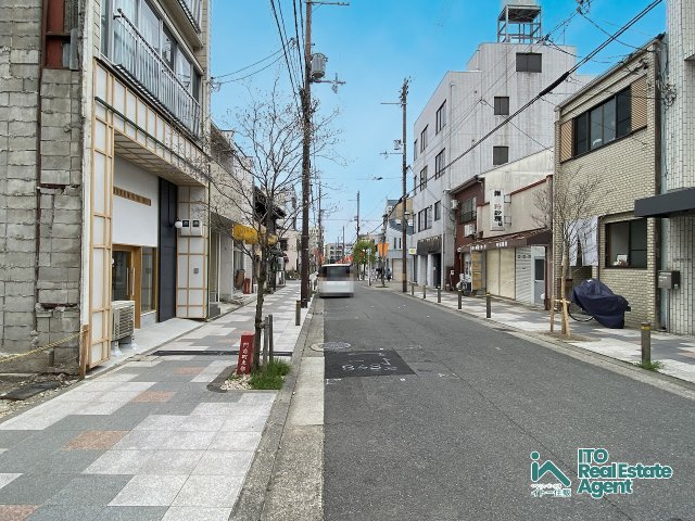 紫野門前町 土地の前面道路含む現地写真